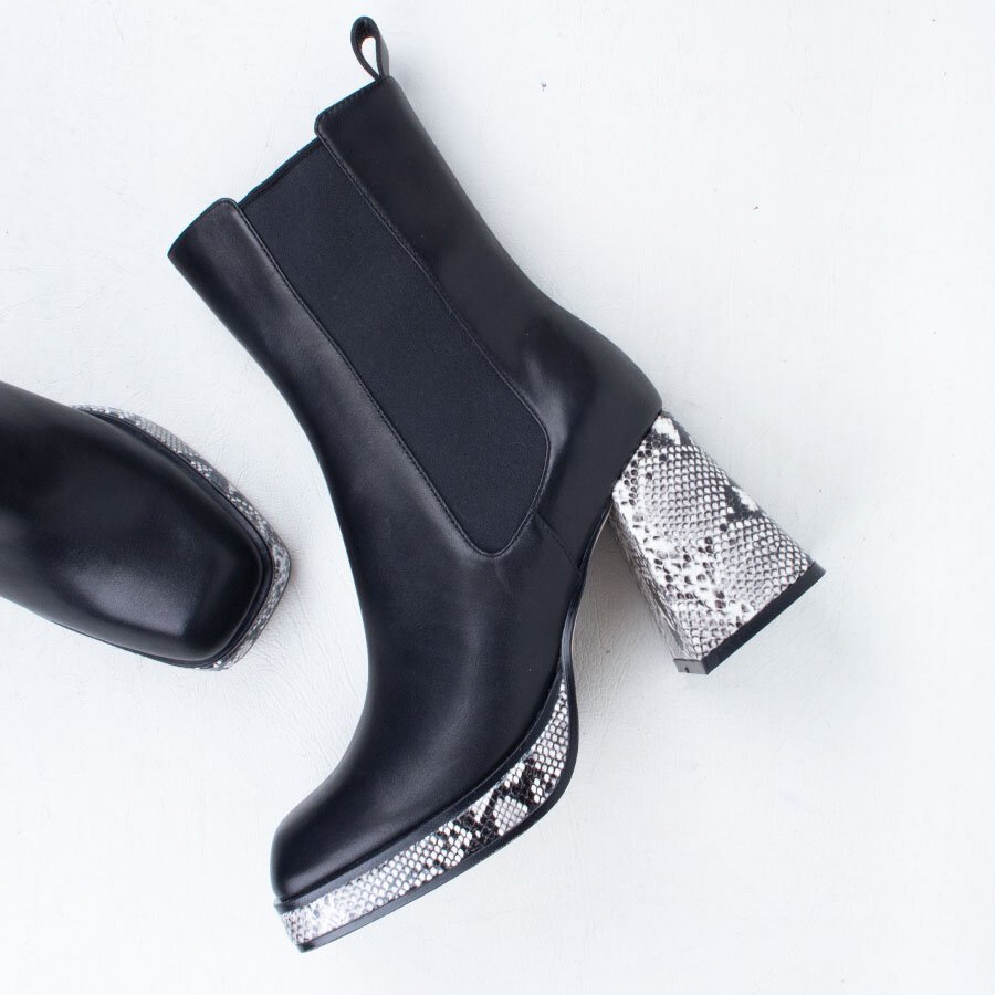 Eva snakeskin platform chelsea boot best sale